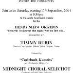 Henry Shaw Oration 2004 Advert 3 150x150 - Events