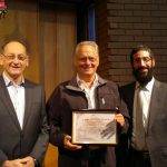 Mezuzah dedication 18 President Peter Cohen Myron Blecher Rabbi Yaakov Glasman 150x150 - Events