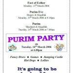 Purim Flyer 2006 150x150 - Events