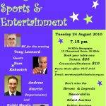sports entertainment 2010 Flyer  150x150 - Events