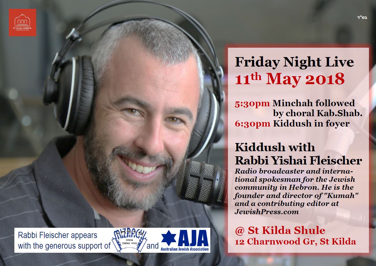 Friday Night Live with Yishai Fleischer 20180511 - Events