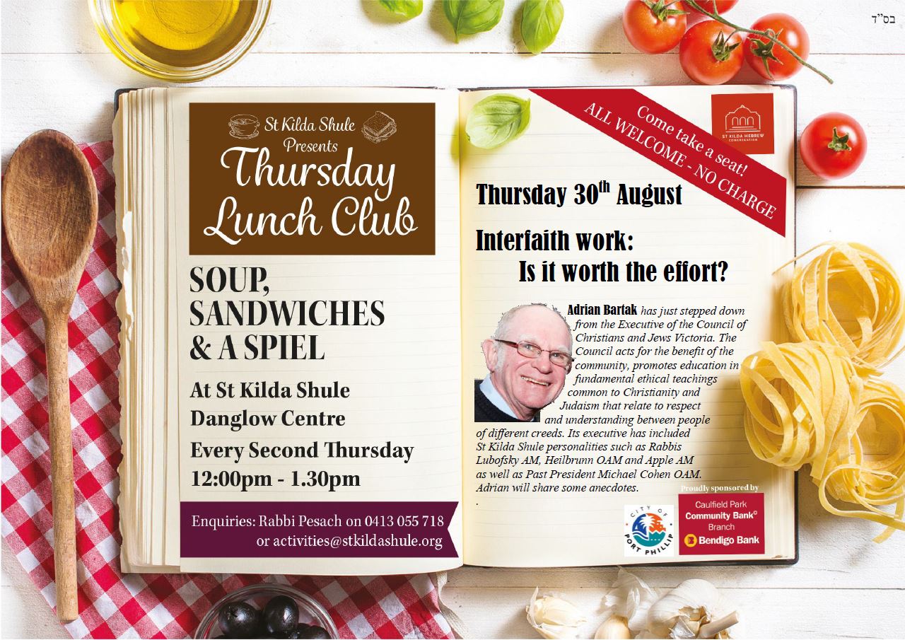 Thursday Lunch Club 20180830 - Events