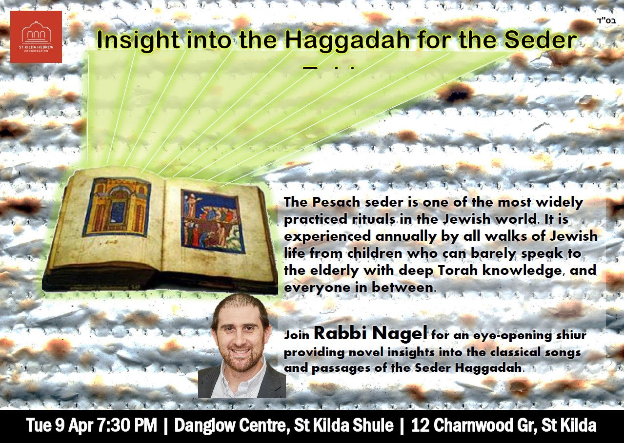 Insight into the Haggadah 2019 1 - Events