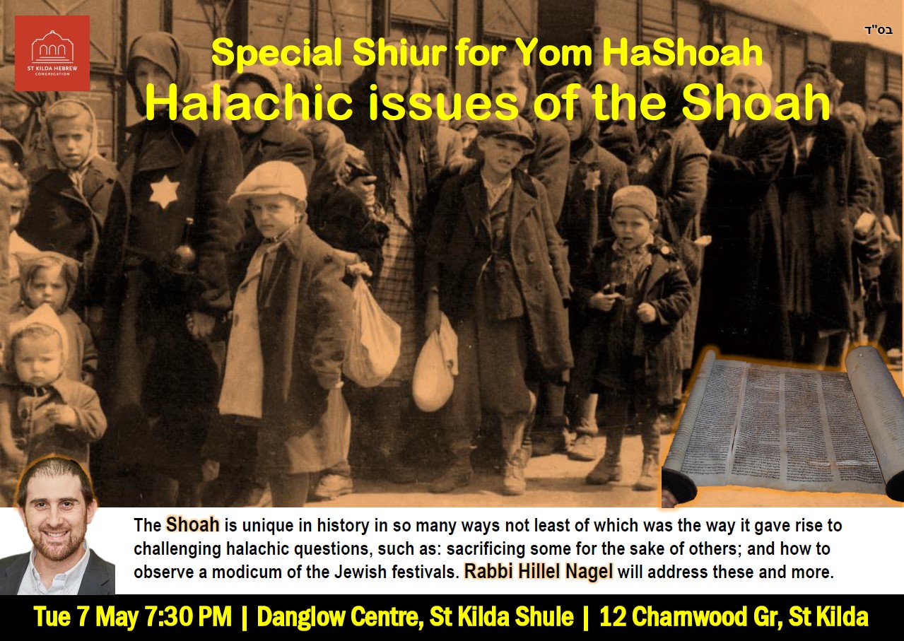Halachic issues of the Holocaust - Events